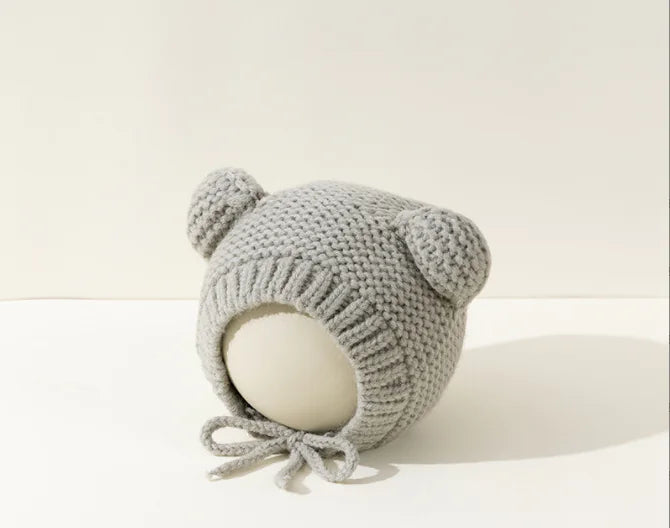 Baby hat Autumn and winter baby woolen hat